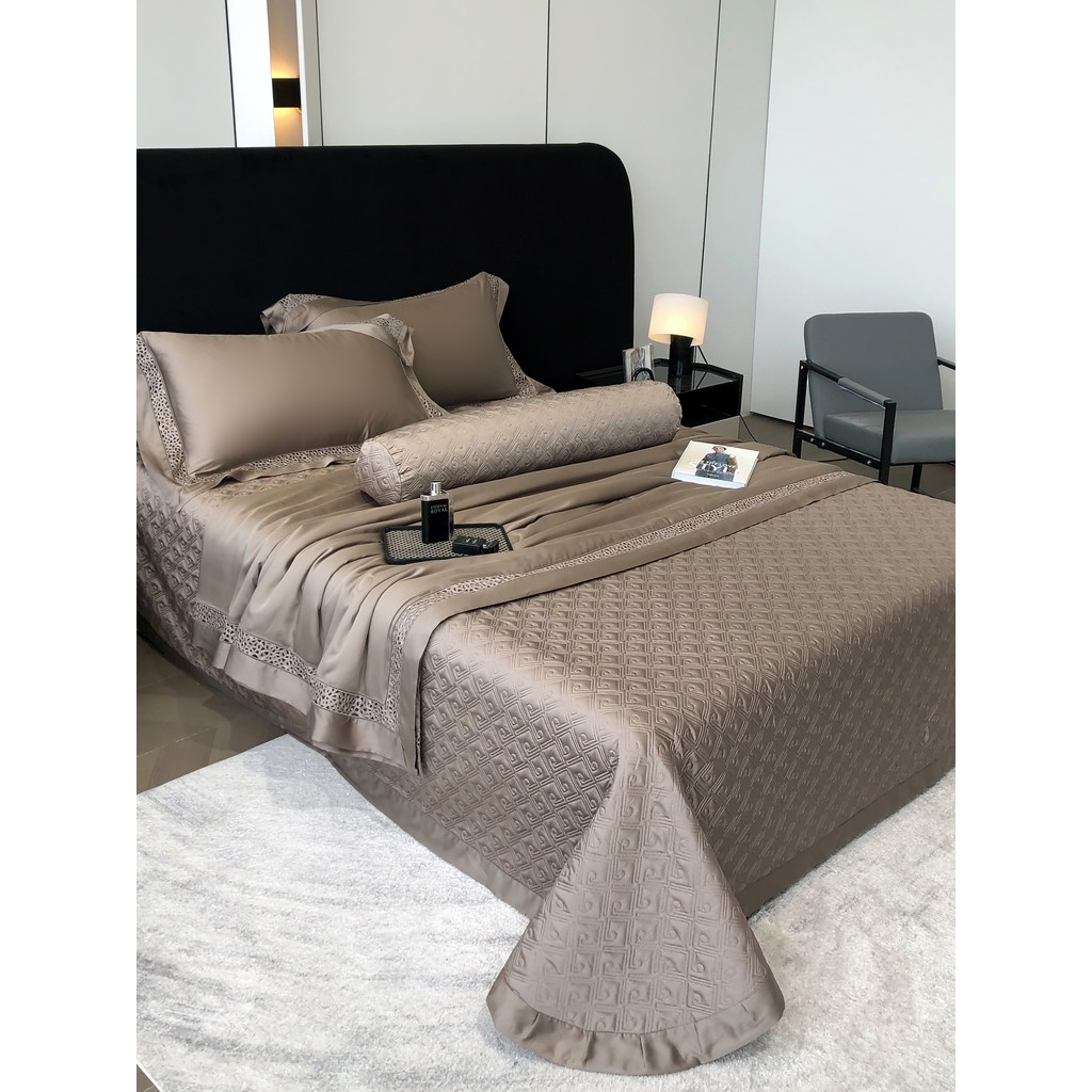 Bộ chăn ga gối tecnel mềm mại MemMinbedding Luxury sang trọng tinh tế cuốn hút - (L4994)(TỔNG HỢP 25)