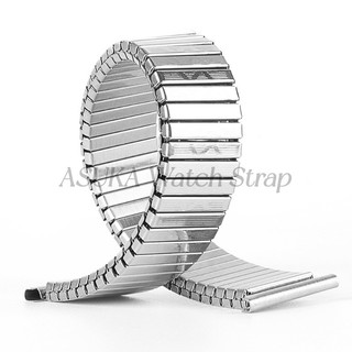Dây đeo đồng hồ bằng thép không gỉ 12mm 14mm 16mm Dây đeo đồng hồ đàn hồi kim loại 18mm 20mm Dây đeo đồng hồ nam nữ Vòng đeo tay cổ điển Dây đeo đồng hồ mở rộng co giãn Phụ kiện đồng hồ