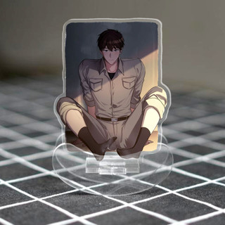 Moc khóa, mô hình standee, Tranh kính Passion Ilay Riegrow Jeong Taeui BL Manhwa Phụ kiện trang trí trưng bày
