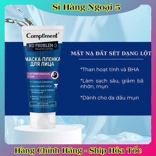 MẶT NẠ ĐẤT SÉT Compliment Detox Da, Làm Sáng, Kiềm Dầu, Se Khít Lỗ Chân Lông 80ml của Nga