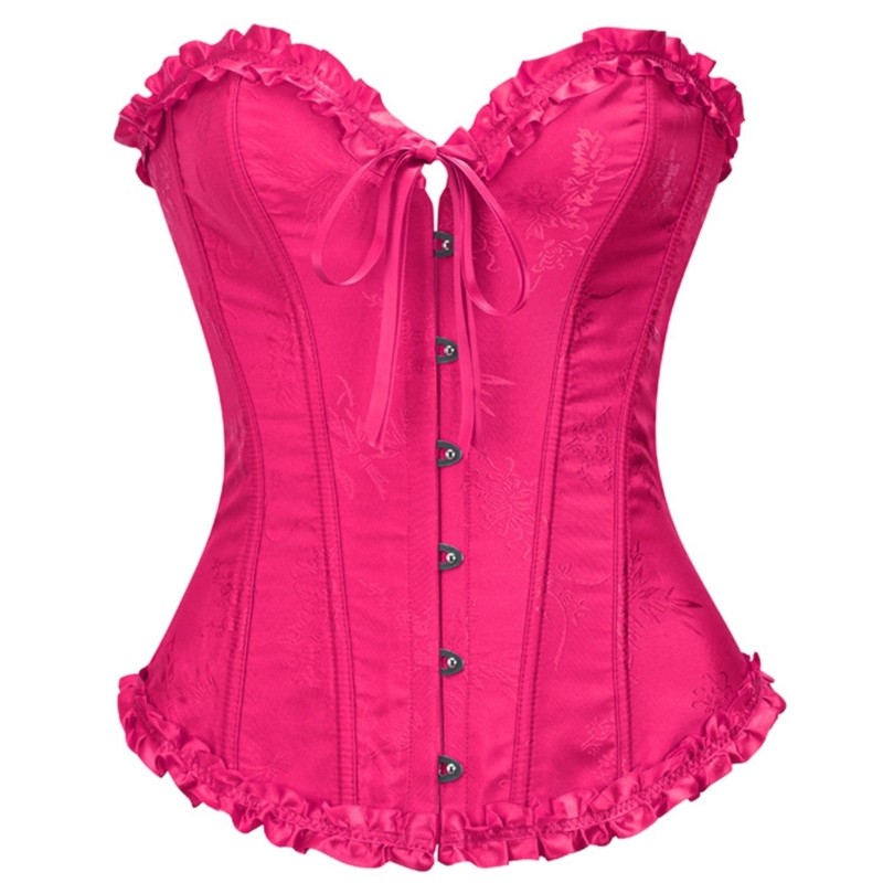 HSV Nữ Full Bust Corset Thoải Mái Corset Thời Trang Giảm Béo Eo Định Hình Cơ Thể