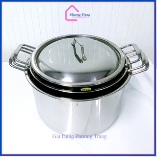 NỒI HẦM, LUỘC GÀ INOX CAO CẤP TRƯỜNG THÀNH NẤU ĐƯỢC BẾP TỪ NHIỀU SIZE 26CM, 28CM, 30CM - Phương Trang