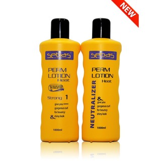 Kem uốn nóng SEBAS Perm Lotion Heat with Collagen (DÀNH CHO TÓC THƯỜNG VÀ TÓC YẾU) 1000mlx2 [ TN ]