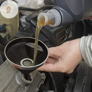 TWE Động Cơ Tiếp Nhiên Liệu Phễu Có Bộ Lọc Cho Ô Tô Xe Máy Xe Tải Dầu Lọc Nối Dài Ống Phễu Dụng Cụ VN