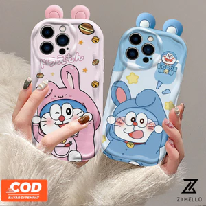 case for Samsung A35 A55 A05 A05s A06 A15 A16 A12 A52 A54 A03 A04 A13 A14 A20 A23 A24 A32 A34 A50 A51 A73 S24FE S21FE S22ULTRA S23FE S23ULTRA Ốp điện thoại TPU chống sốc thỏ Doremon dễ thương