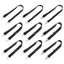 Dây đeo túi AWNGD, Dây đeo túi đeo vai Nylon màu đen, Phụ kiện túi xách có thể điều chỉnh Tay cầm Túi đeo chéo