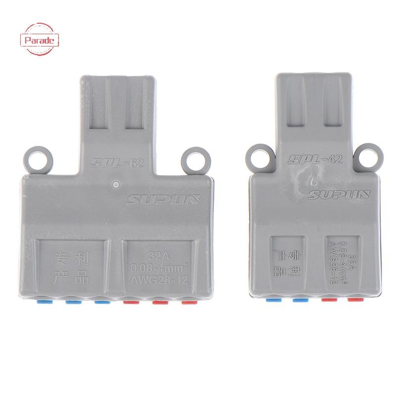 Parade Spring Lever Terminal Block Đầu nối dây cáp điện PCT-222 SPL-62 SPL kq VN