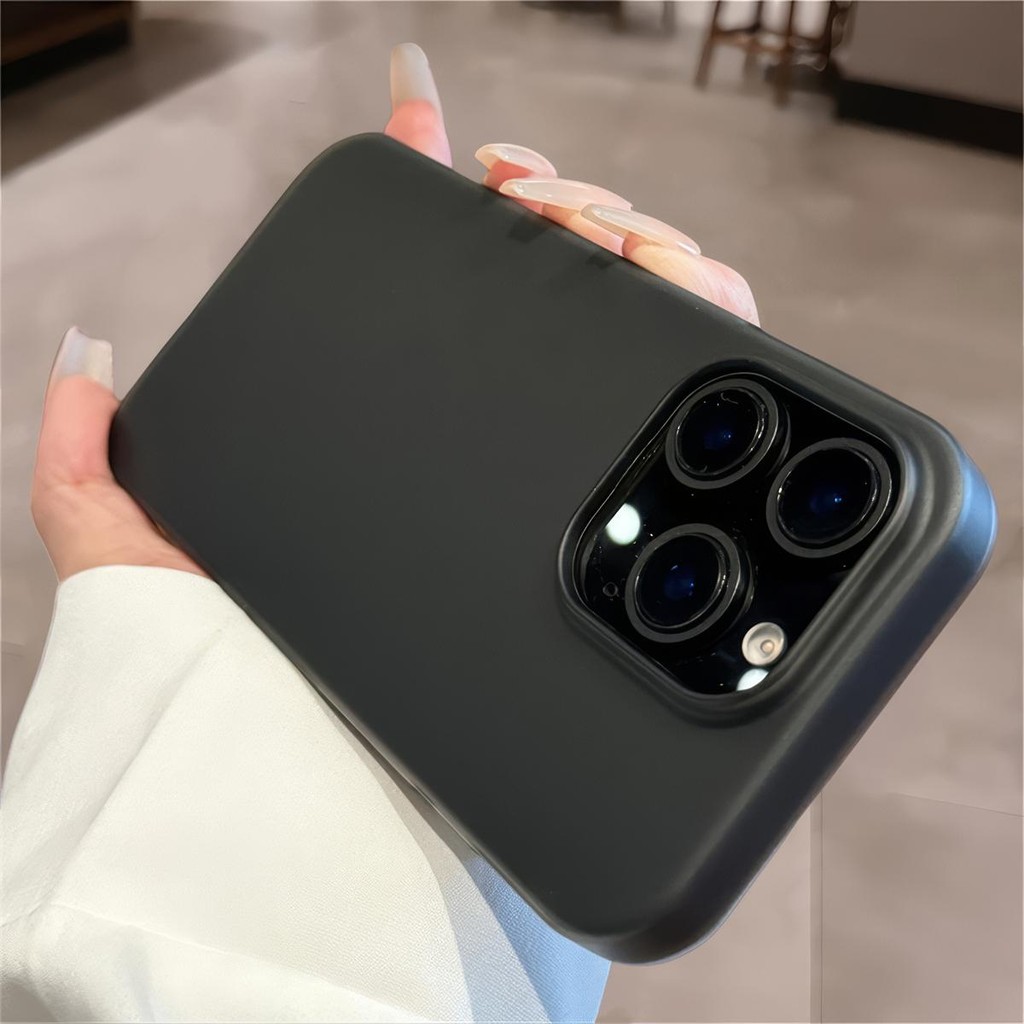 Cảm giác da lỏng PC siêu mỏng Vỏ điện thoại iphone16 Pro Max 15 14 13 12 11 vỏ cho vỏ iPhone chống sốc