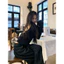 Pure Desire Sweet and Spicy Hollow out Back-Exposed Long-Sleeved T-shirt Women's Autumn Design Sense Back Strap All-Matching Short Bottoming Shirt Ins 646e