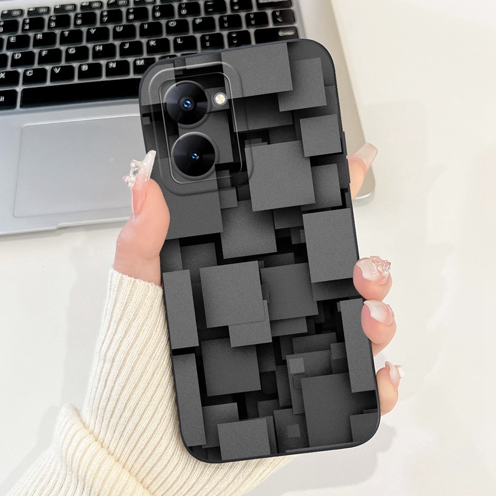 Dành Cho Realme V30 RMX3619 Dành Cho Realme V30T RMX3618 Ốp Lưng Thời Trang Thoáng Mát Ngộ nghĩnh Hoạt Hình Dễ Thương Thẩm Mỹ Ốp Lưng Điện Thoại