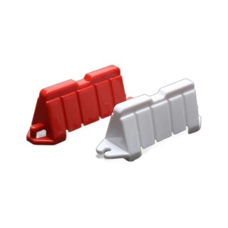 DWELLCO 50 Khối rào cản giao thông bằng nhựa cho đường đua 4WD, phụ kiện cảnh DIY cho xe RC Track Drift