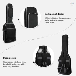 12mm Bass Guitar Ốp Lưng Chống Thấm Nước Bụi Túi Mềm Vải Oxford 600D Điện Bass Guitar Gig Túi Thoáng Khí Dây Đeo Lớn Lưu Trữ Túi