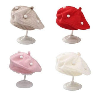 Mũ mùa thu đông JKDESIGN, Mũ beanie mềm mại và thân thiện với da bằng sợi Acrylic, Mũ beanie chống gió dày dễ thương cho trẻ em ngoài trời