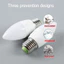 Bóng đèn LED nến OIMG Đầu / đuôi E12 E14 E27 Ánh sáng ấm / trắng 3W 5W 7W Trang trí nhà cửa Mặt dây chuyền Bóng đèn