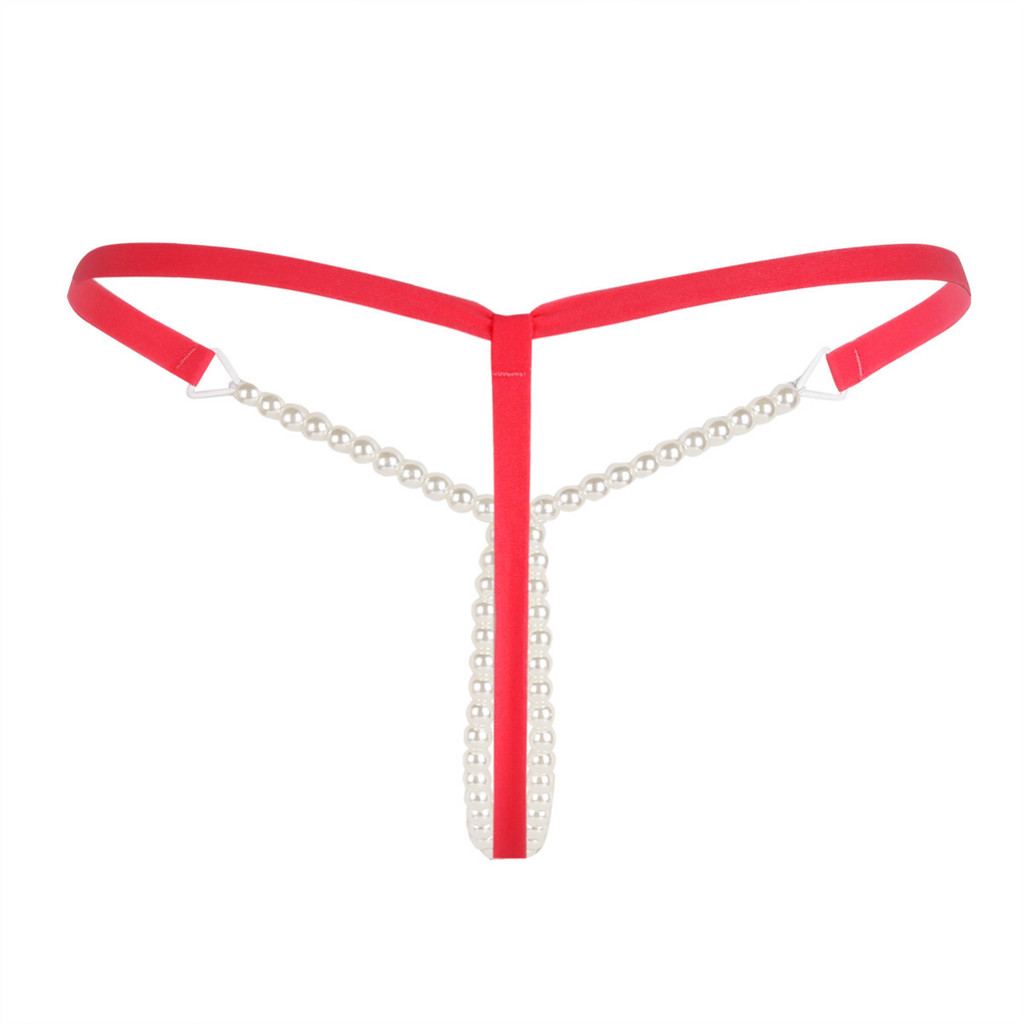 YOOJOO Nữ Đồ Lót Ngọc Trai Bikini Massage Chữ G Quần Lót