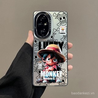 Ốp điện thoại Honor X9C X9B X9A 200 5G, Honor X9B X8b X7b 200 Pro X9C, ốp điện thoại Honor 200 Lite, ốp cứng chống sốc, họa tiết anime, Luffy Zoro, One Piece, chống bám vân tay
