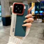 Dành Cho Xiaomi 15 15 Pro, 14 Pro 14 Ốp Lưng ELVEV Họa Tiết Tam Giác Thời Trang Da PU + Vỏ Bảo Vệ Camera PC Cứng