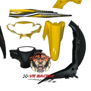 (Đọc kĩ tùy chọn) Dàn áo sirius 110 - sirius 50 - vàng đen - tặng tem 3 lớp