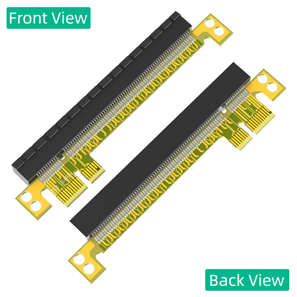 Bộ chuyển đổi thẻ nâng mở rộng JMT PCI-E 1X đến 16X Nam sang Nữ Cardf mở rộng cho Card đồ họa Thiết kế bảng PCB 4 lớp