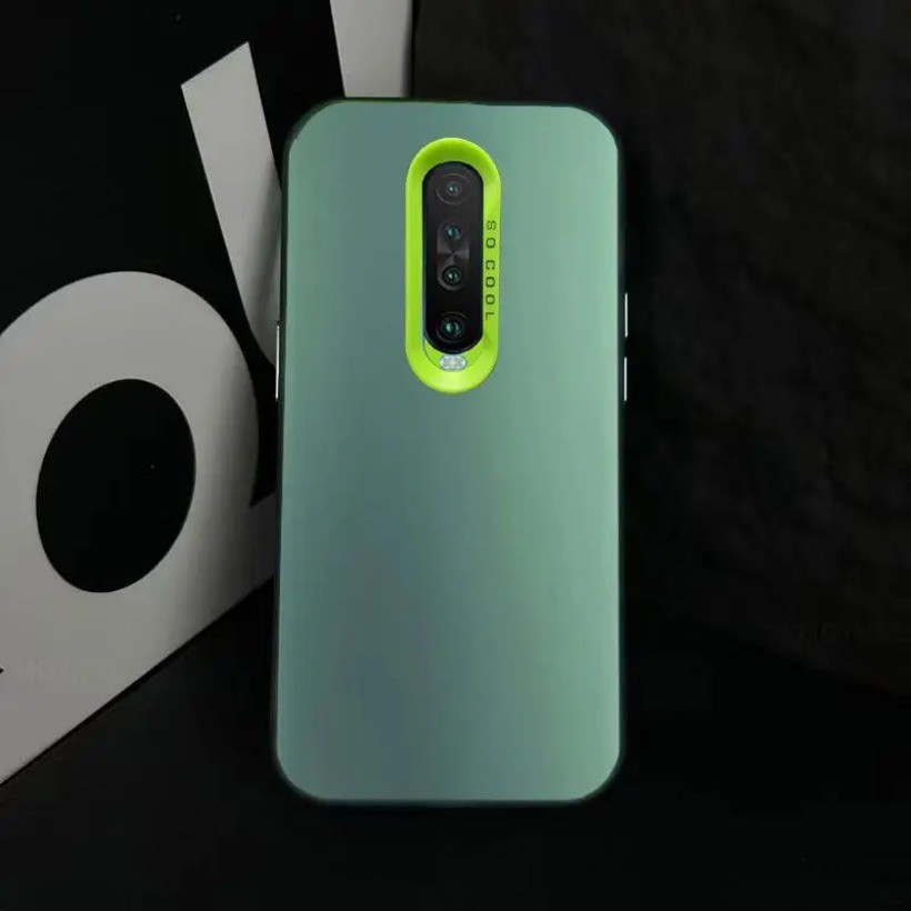 Dành Cho Redmi K30 Ốp Điện Thoại Sang Trọng Laser Kim Loại Màu Aurora Chống Sốc Ốp Lưng