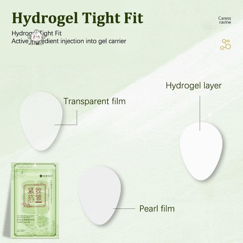 Mayst Miếng dán loại bỏ đường trán Nasolabial Folds Essence Wrinkle Face Patch Chống lão hóa Nâng cơ mặt Làm đẹp Chăm sóc da {VN}
