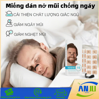 Miếng Dán Giãn Mũi Chống Ngáy, Cải Thiện Chất Lượng Giấc Ngủ, Giảm Ngáy Hiệu Quả