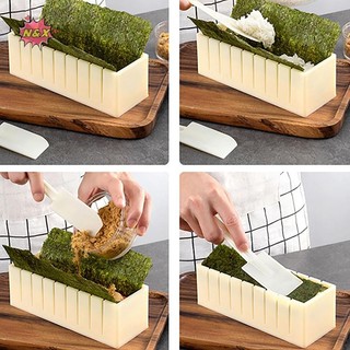 N & X 3 Cái / bộ Bộ Thiết Bị Máy Làm Sushi Nhựa Kimbap Sushi Cuộn Khuôn Tròn Vuông Hình Trái Tim Dụng Cụ Làm Sushi Khuôn Cuộn Bánh.