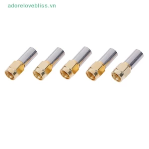 Thêm 5 chiếc sma nam cắm rf đầu nối đồng trục uốn cho rg58 rg142 rg400 lmr195 BSS