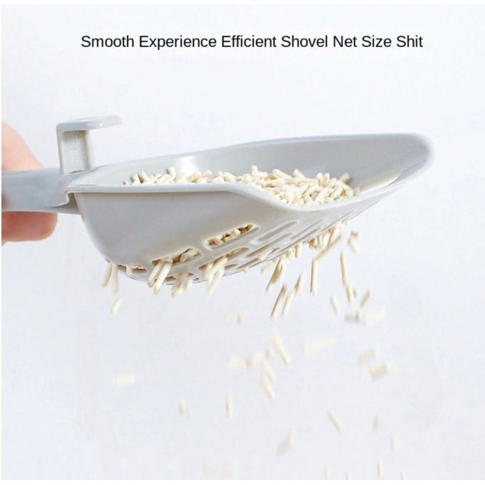 Xẻng xúc cát vệ sinh cho mèo có móc treo tiện lợi, Xẻng hốt cát vệ sinh, dọn phân cho mèo cao cấp