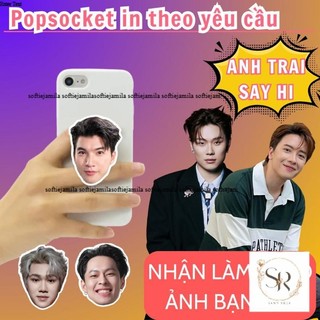 Popsocket Ume Idol, giá đỡ điện thoại griptok in theo yêu cầu, mẫu có sẵn HIEUTHUHAI, Dương Domic, Quang Hùng,...