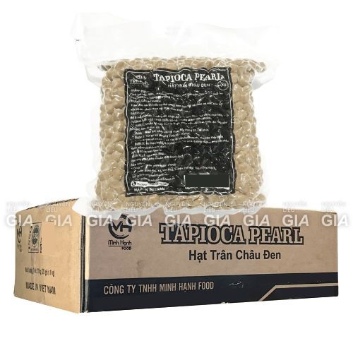 [THÙNG 20 GÓI] Trân châu Kunhan Minh Hạnh đường đen bịch 1kg