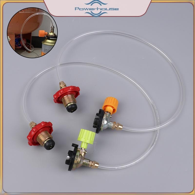 Cắm Trại Bếp Gas Nạp Lại Bộ Chuyển Đổi Ngoài Trời Cassette Bình Gas Van Đổ Bình Gas Lò Lạm Phát Van Phụ Kiện