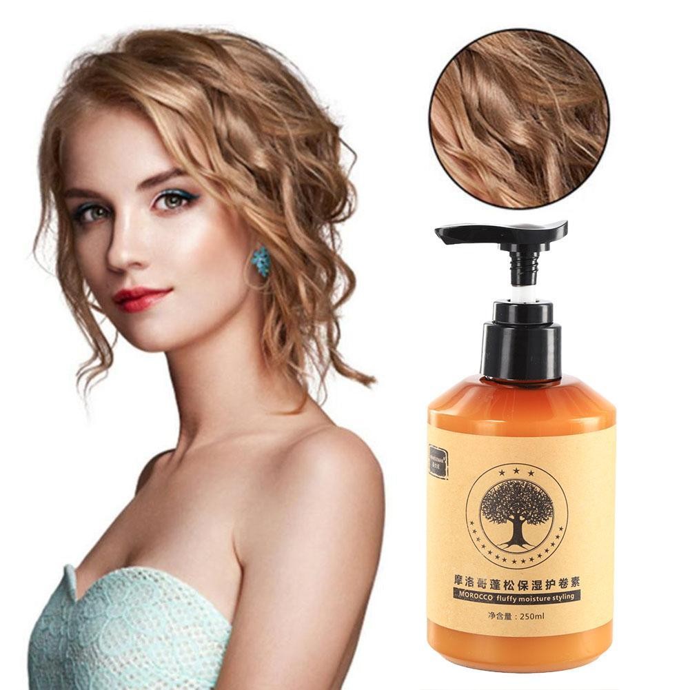 250ml Nữ Volumizing Và Nuôi Dưỡng Uốn Co Giãn Kem Tạo Kiểu Gel Co Giãn K0r7