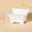 Chậu hoa bốn mặt PWSEND, Chậu hoa dày đầy màu sắc bền bỉ, Sáng tạo DIY giả đất sét tím Cây cảnh khay Chậu gia đình