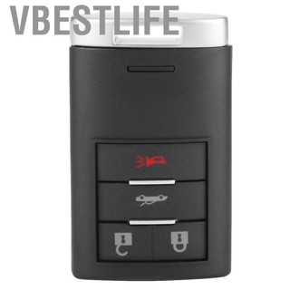 VBESTLIFE Vỏ chìa khóa thông minh Kết cấu bền 4 nút Vỏ điều khiển từ xa cho xe Chevrolet Corvette
