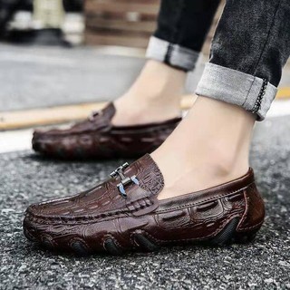 Mens da chính hãng Bean giày Breathable bao gồm chân giày giải trí