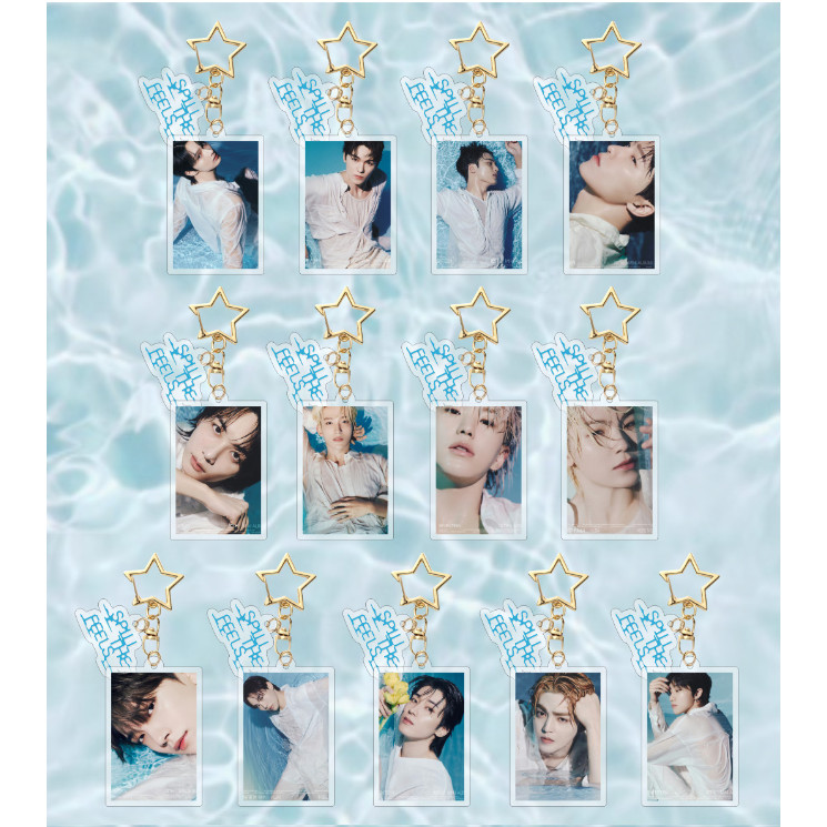 Seventeen Acrylic Móc Chìa Khóa SPILLES 17 Là Ngay Ở Đây Móc Khóa Trong Suốt Treo Lên Thần Tượng Móc Khóa S.Coups Hoshi JOSHUA JEONGHAN HOSHI WONWOO MINGYU The8 Móc Chìa Khóa
