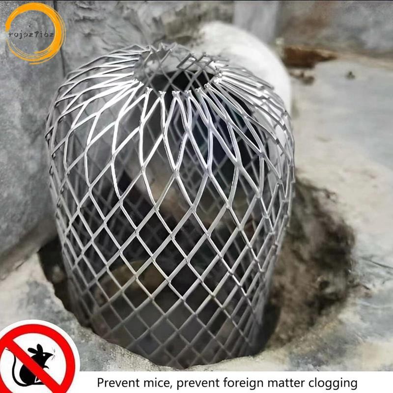 4 Gutter Downspout Guards 3.5 Inch Nhôm Lá Lọc Lọc Lọc Có Thể Mở Rộng Gutter Downspout Bảo Vệ