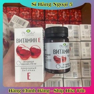 [DATE MỚI] Vitamin E Đỏ Nga Mirrolla 270mg & 400mg Đẹp Da - HÀNG CHÍNH HÃNG NGA