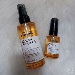 Tinh dầu dưỡng tóc siêu mềm mượt L'oreal Absolut Repair Oil 30ml ( New 2026 ) [ TN ]