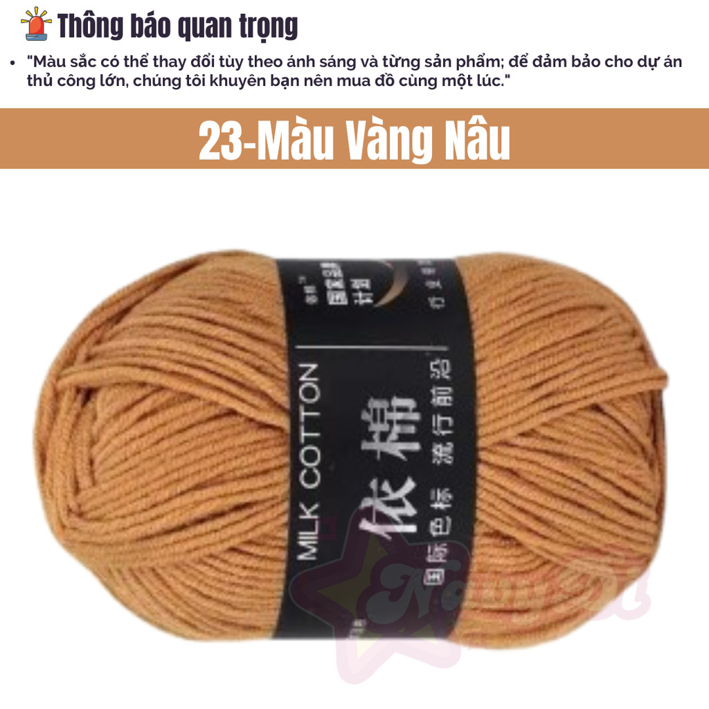 23-Màu Vàng Nâu