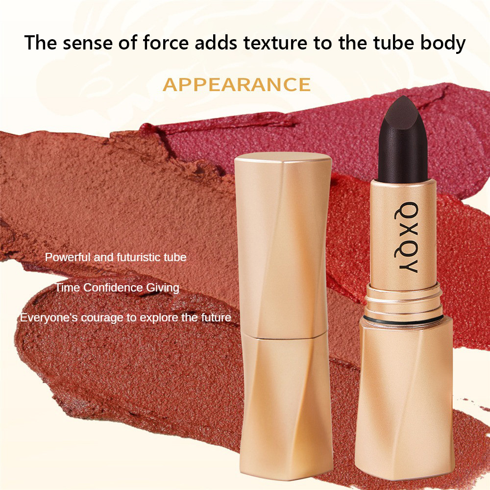 Ảnh Son Môi QXQY Velvet Full Lip Beauty Makeup MAKEUP Son Dưỡng Môi Lì Son Môi & Son Bóng Lì Không Thấm Nước Không Dễ Phai Màu Son Môi Lâu Trôi *THỦY TINH 3