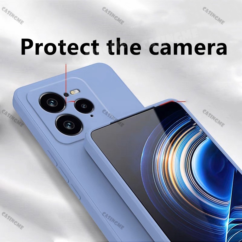 Ốp điện thoại dạng lỏng hình vuông Realme GT 7 Pro 2024 cho Realme GT7 GT 7 Pro GT7Pro 7Pro RealmeGT7Pro 5G 4G 2024 Vỏ điện thoại silicon vuông Vỏ mềm chống sốc