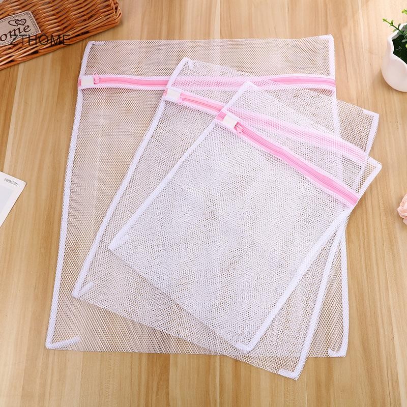 Zthome Vuông Túi Giặt Bộ Áo Ngực Rửa Túi Lưới Túi Giặt Quần Áo Túi Bảo Quản HOT