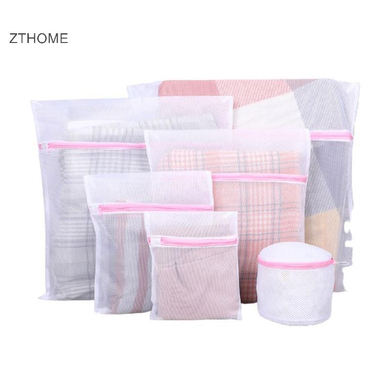 Zthome Vuông Túi Giặt Bộ Áo Ngực Rửa Túi Lưới Túi Giặt Quần Áo Túi Bảo Quản HOT