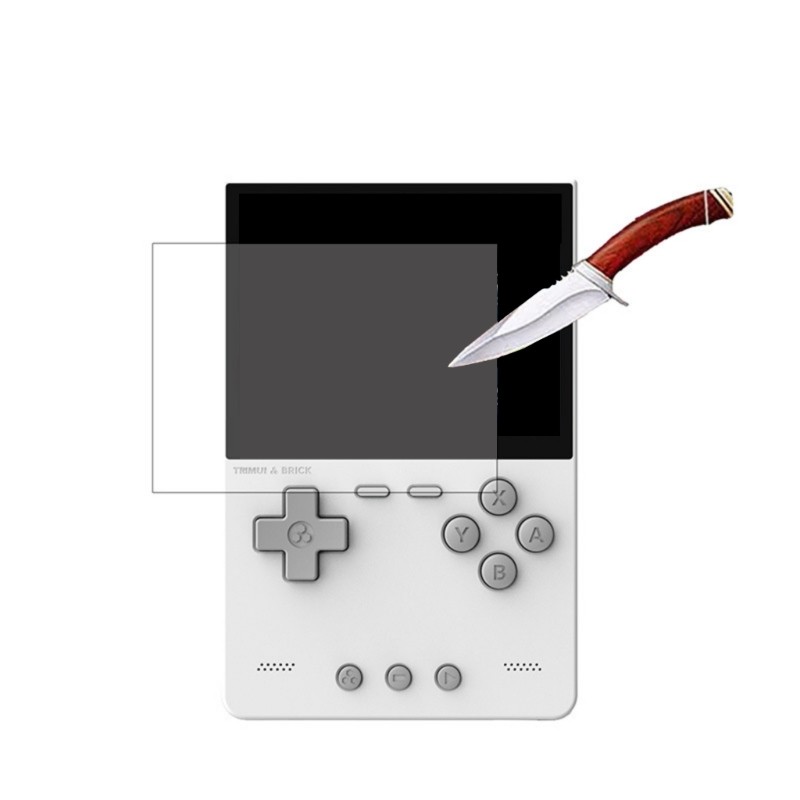Niki Dễ dàng lắp đặt Phim bảo vệ màn hình Phim toàn màn hình chống trầy xước cho máy chơi Game bằng gạch Trimui Kính cường lực