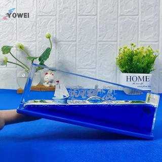 Yowei Titanic Bàn Du Lịch Tàu Chất Lỏng Trôi Chai Để Bàn Thu Nhỏ Trang Trí Nhà Thuyền VN