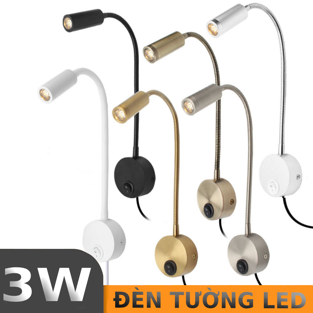 Đèn tường Led trang trí 3W, Ánh sáng chiếu rọi tiêu điểm, Tích hợp đèn ...