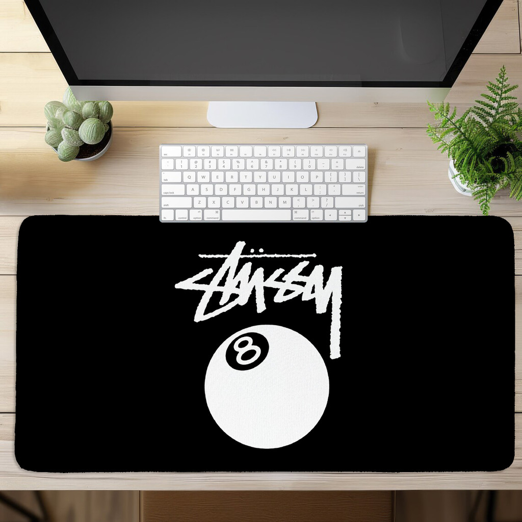 Art Stussy Logo Miếng Lót Chuột In Nghệ Thuật Bàn Phím Máy Tính Bàn Phím Bàn (60x30cm / 80x40cm)