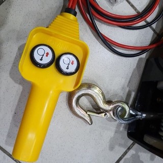 Máy Tời Điện 12V 4500lbs, Tời Điện 12V Lực Kéo 1590kg - Dụng Cụ Cứu Hộ Ô Tô